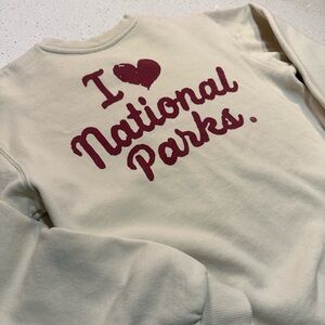Like New! Parks Project / I Love National Parks Crew Sweatshirt NUULY EUC